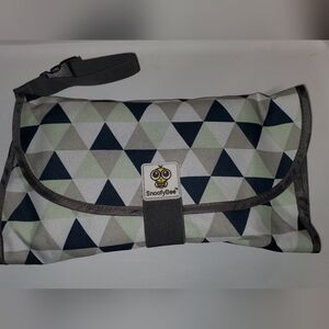 Snoofybee Portable And Foldable Baby Changing Pad - Blue, Gray, Green